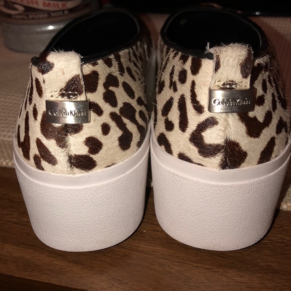 🌟🌟Calvin Klein-Winter Leopard Haircalf. 5.5-NWT - Picture 4 of 5